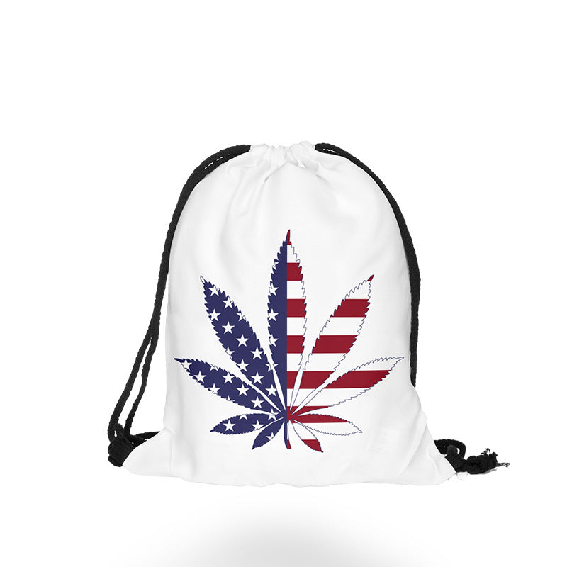 Wholesale Independence Day Oxford Drawstring Bags