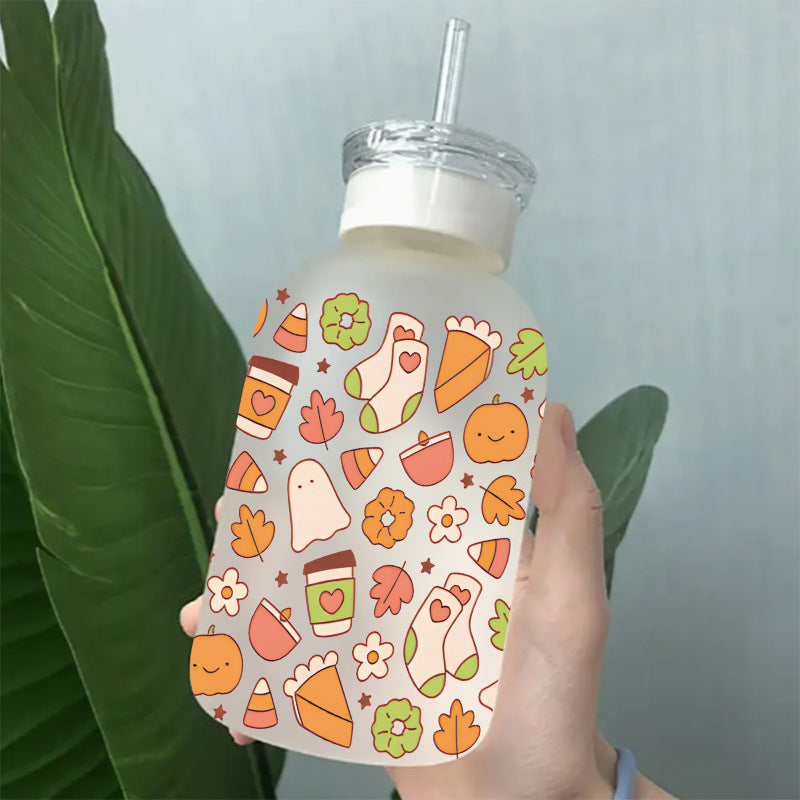 Wholesale Pumpkin Books Daily 16oz Cup UV DTF Wraps