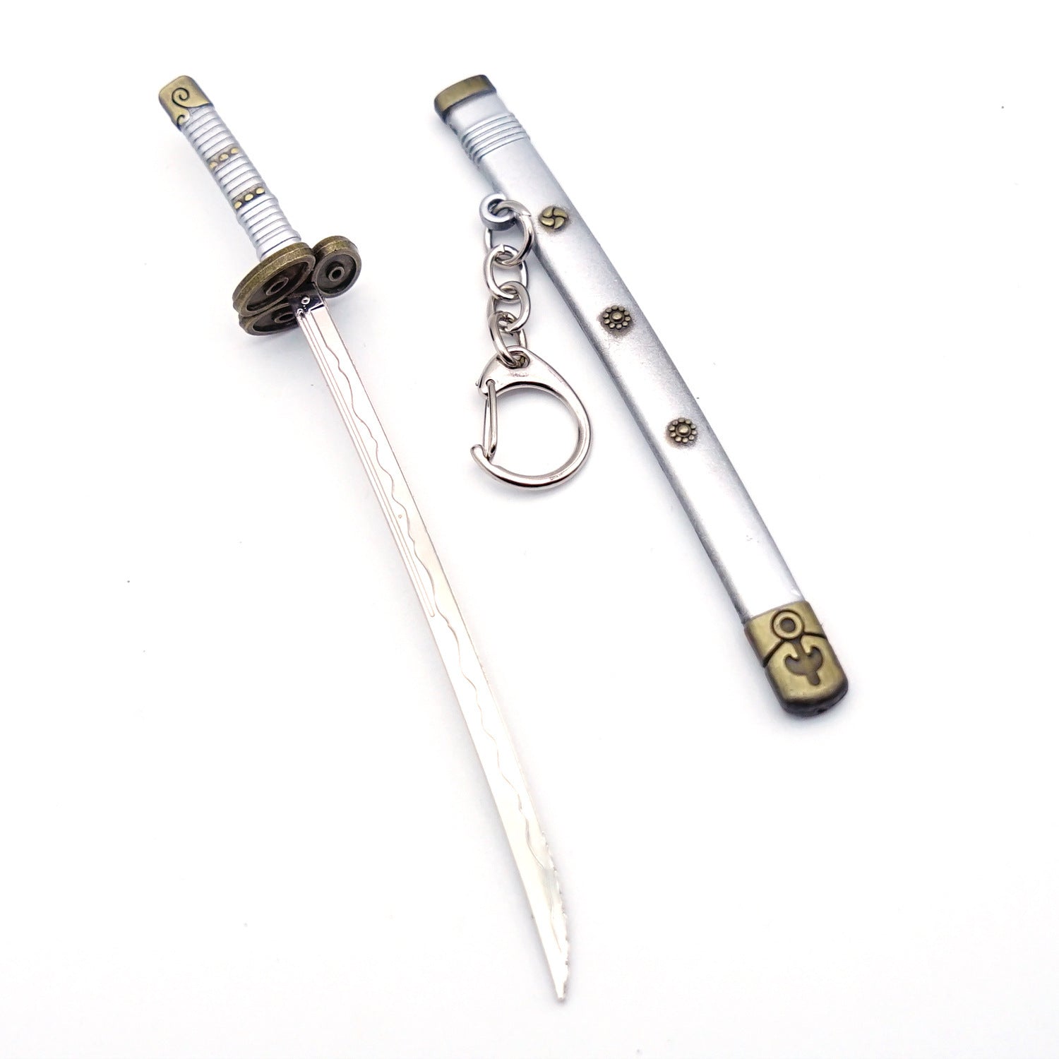 Wholesale Anime Peripheral One Piece Alloy Weapon Model Pendants