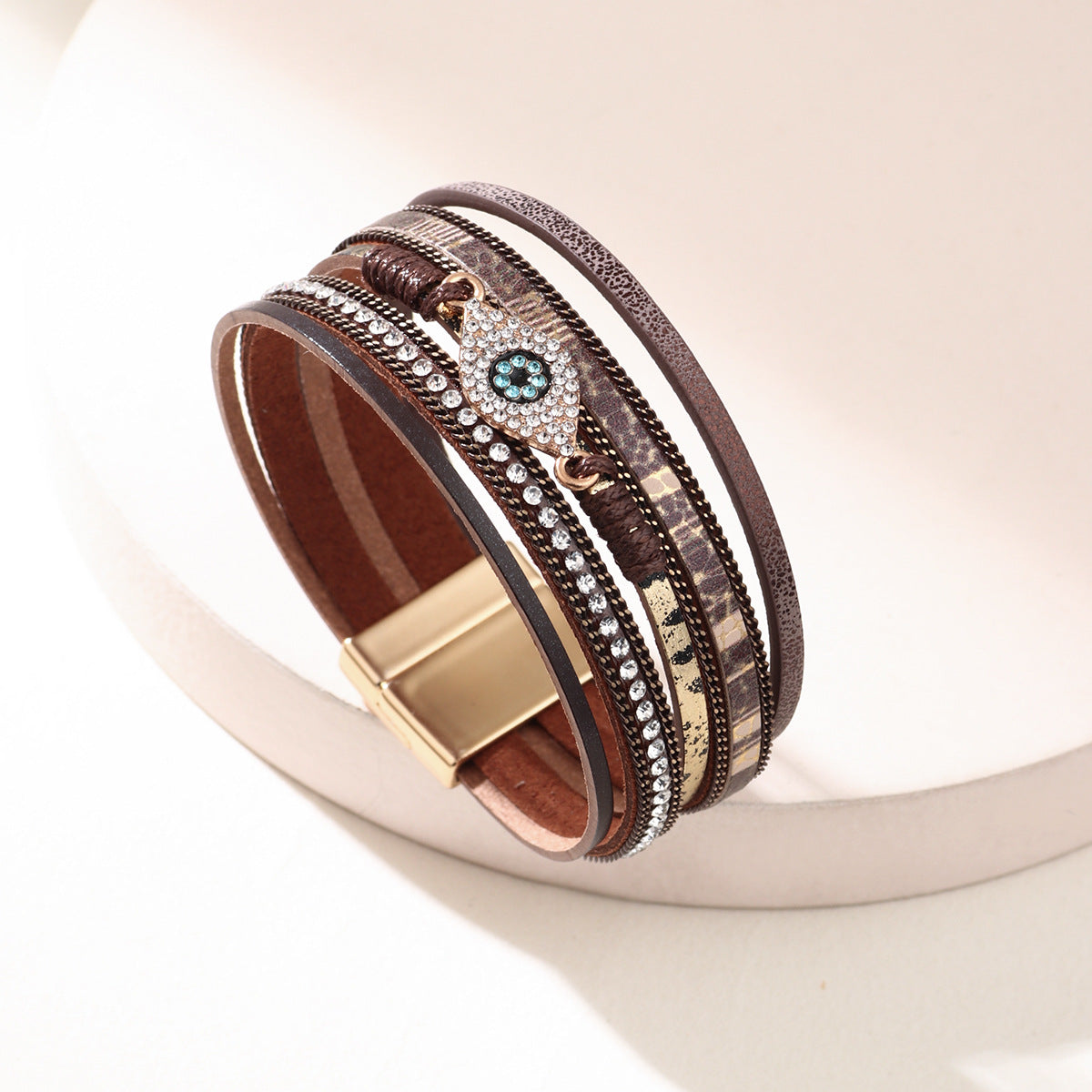 Wholesale Bohemian Evil Eye Diamond Bracelet