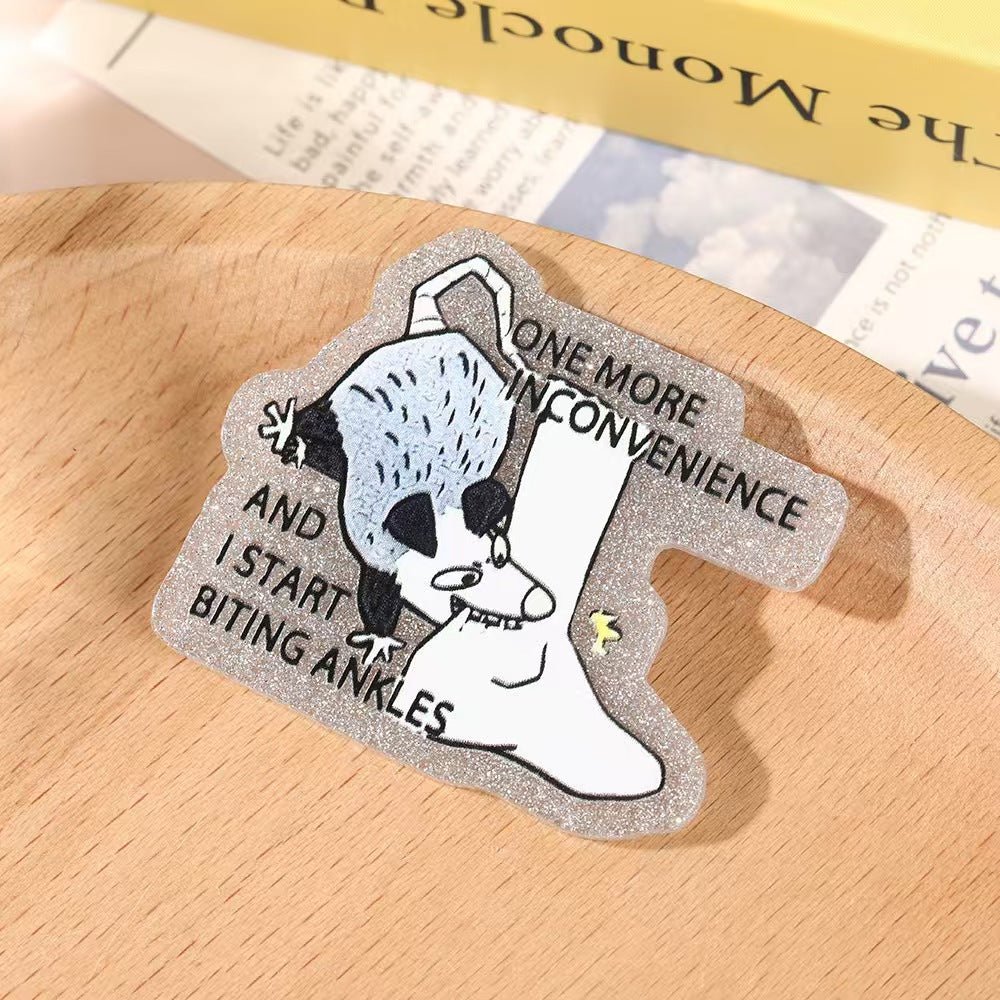 Wholesale 10pcs Alphabet animal cartoon Acrylic Flatback