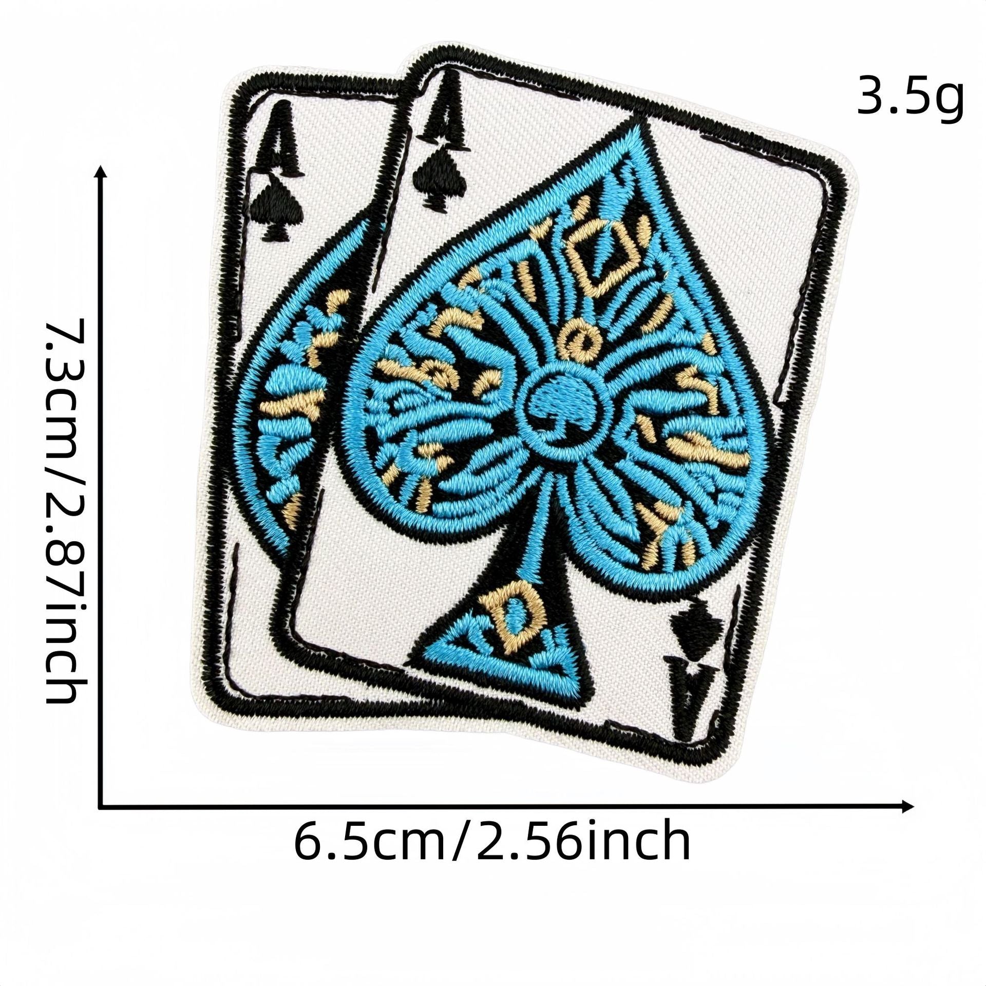 Wholesale Trendy Boho Turquoise Embroidered Patches Western Denim Patch Set 22 Pieces Decorative For Clothing Bags DIY Accessory