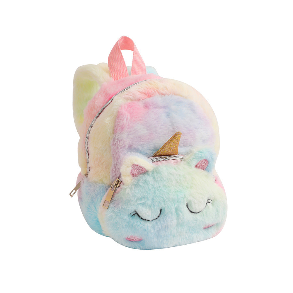 Wholesale Unicorn Plush Big Eyes Cartoon Backpack