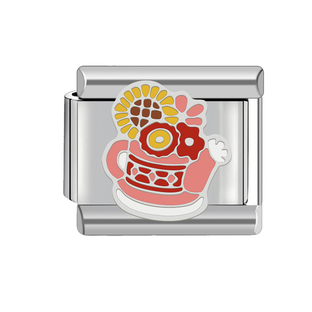 Wholesale Italian Charm Bracelet 9mm DIY Spliced Detachable Number 8 Combination Bracelet