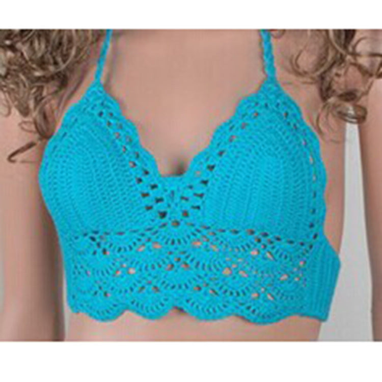 Wholesale New Acrylic Hollow Hand Hook Strap Swimsuit