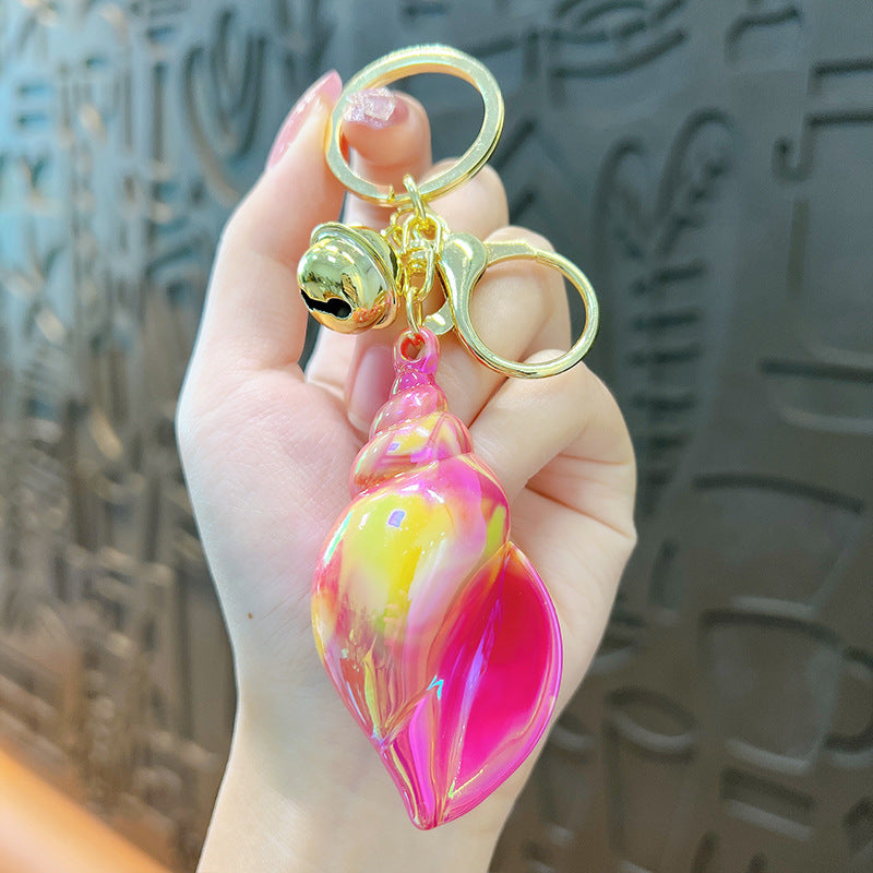 Wholesale Colored Conch Acrylic Keychains