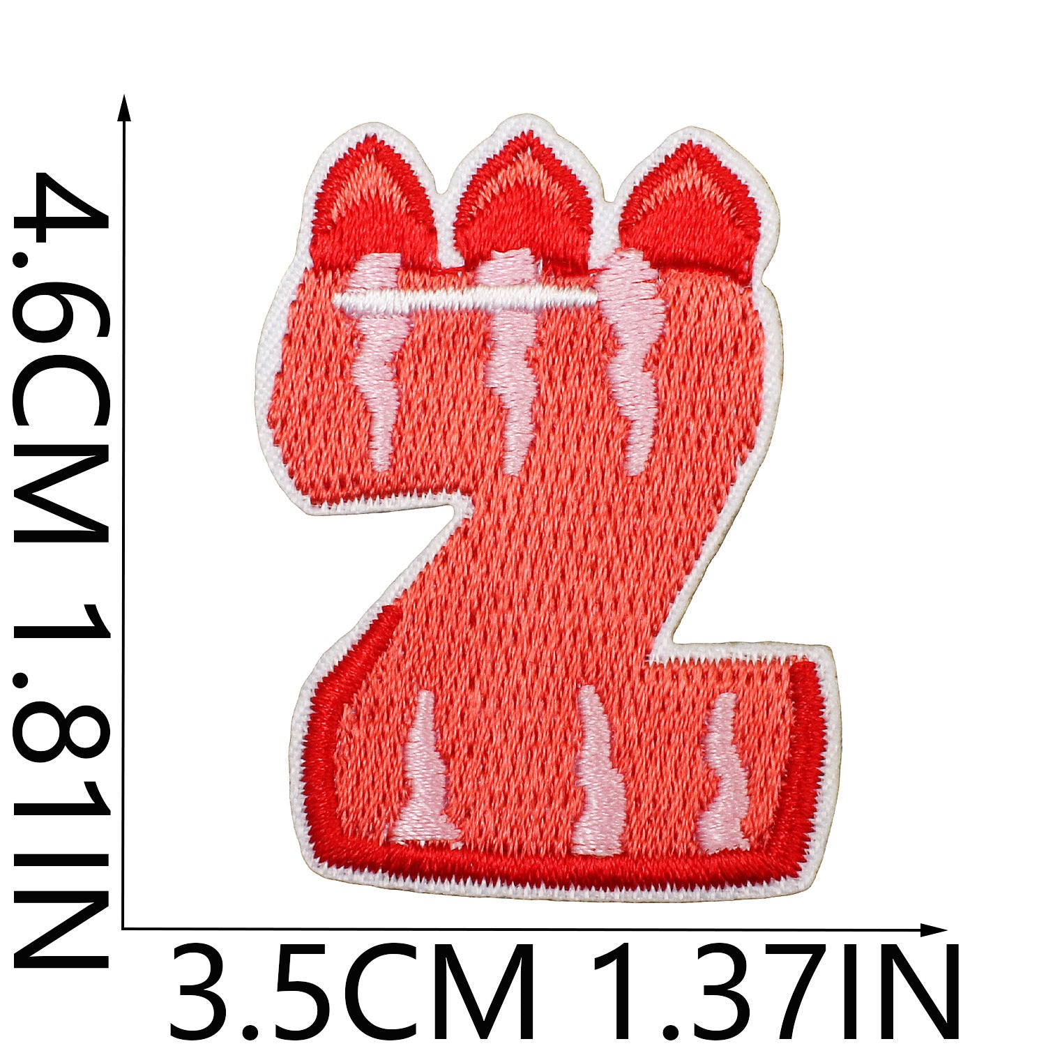 Wholesale Dinosaur Alphabet Embroidery Patches Fun Cartoon Letters For Clothing DIY Craft Supply