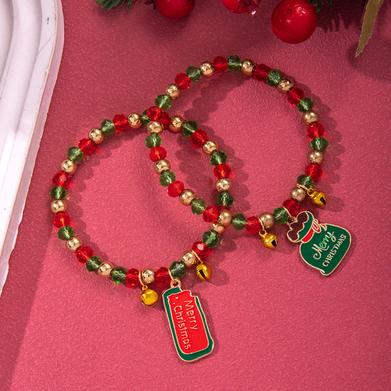 Wholesale Christmas bell  bracelets