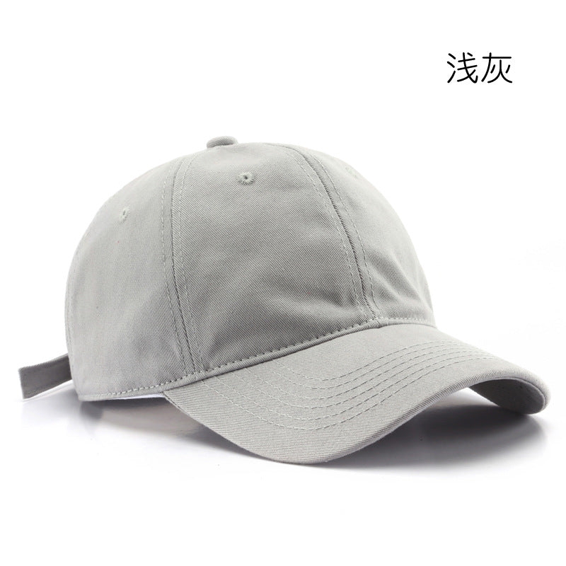 Wholesale Solid Color Light Plate Washed Retro Outdoor Sun Protection Baseball Cap