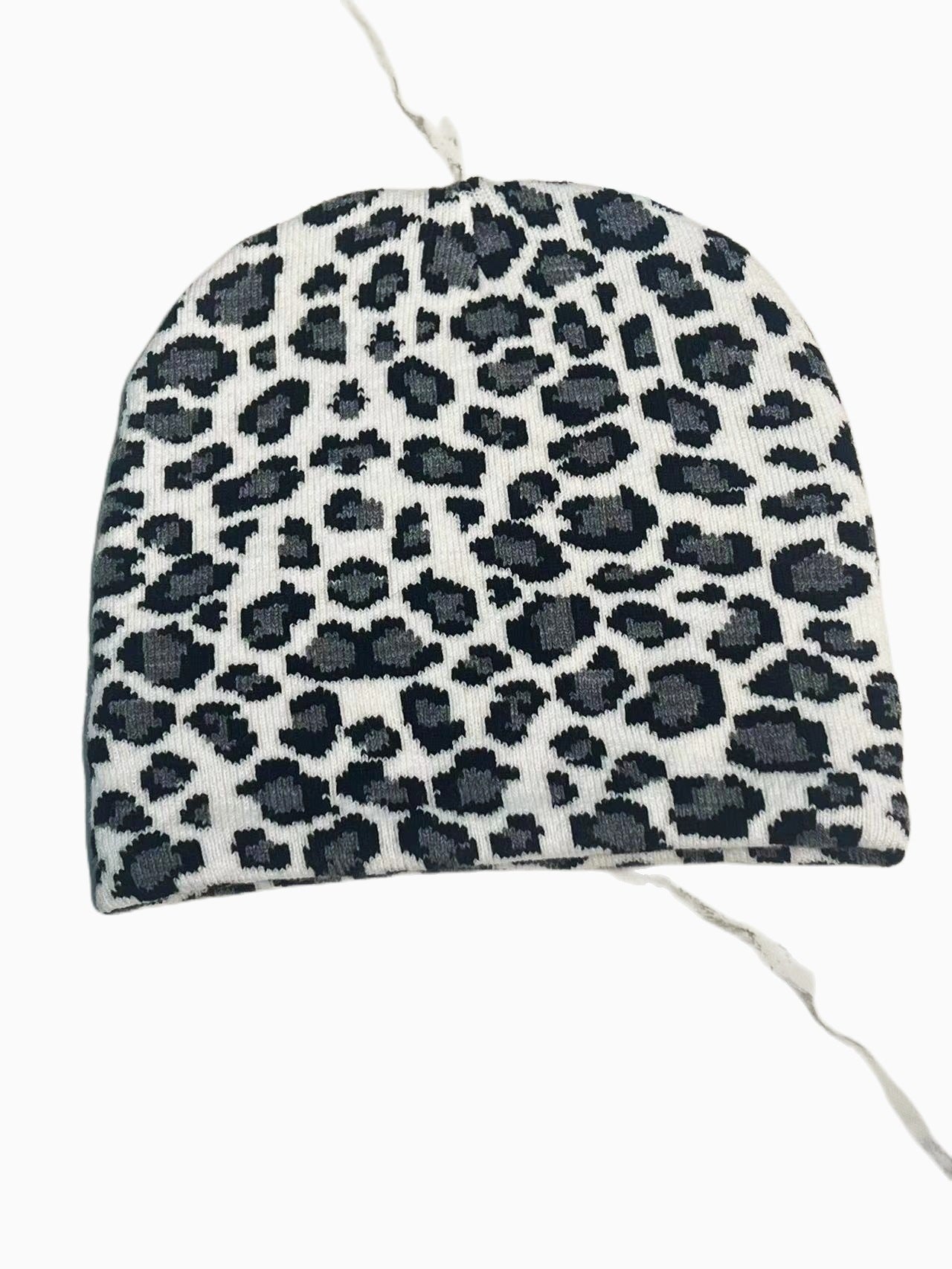 Wholesale Acrylic Leopard Print Warm and Cold Resistant Wool Hats