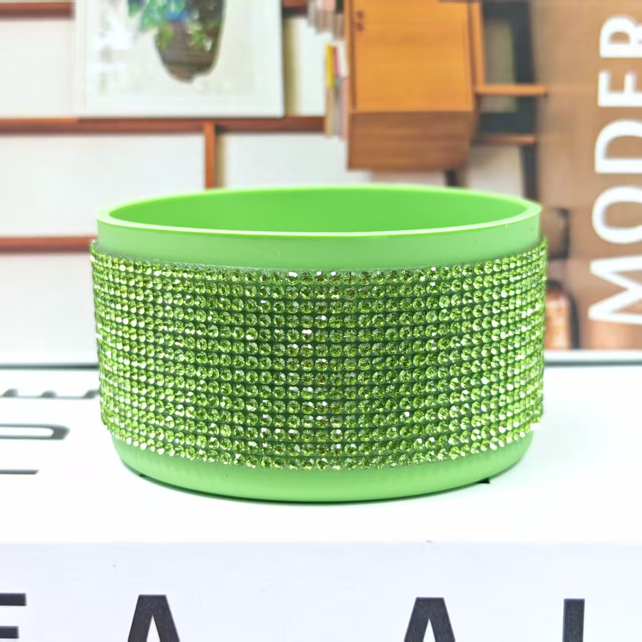 Wholesale Sparkling Diamond Silicone Cup Sleeve  Cup Accessories