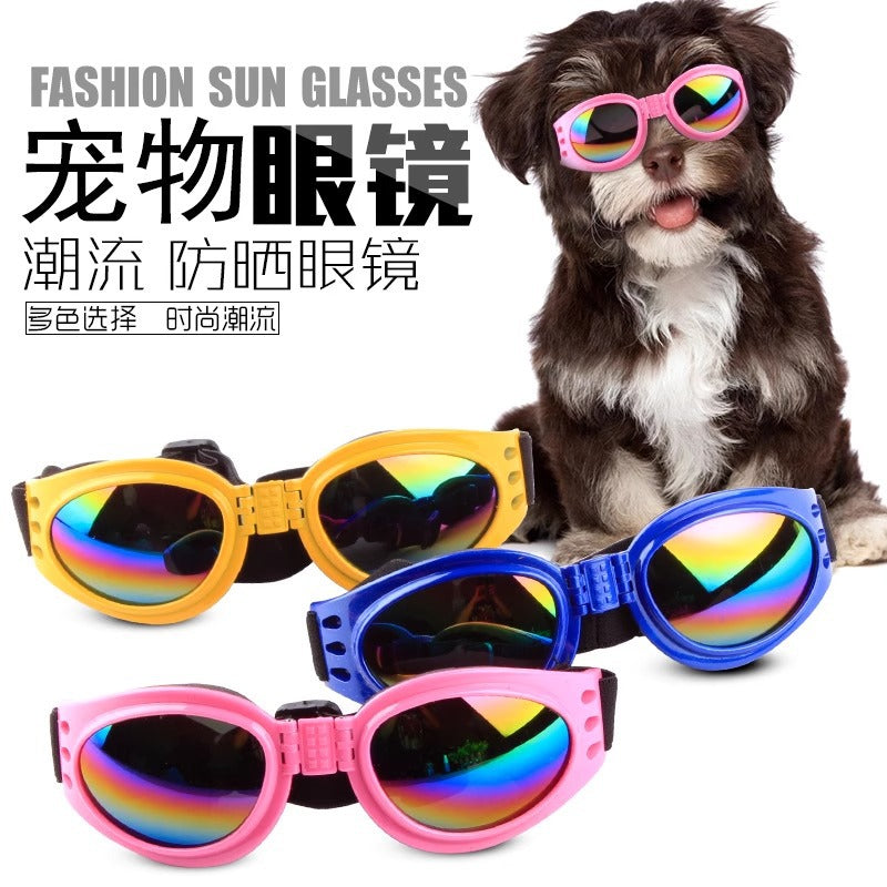 Wholesale Pet dog sunglasses windproof sun protection goggles photo props