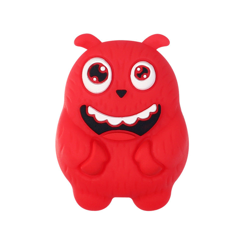 Wholesale 20pcs/pack Cute 3D silicone cartoon 3D Focal Beads