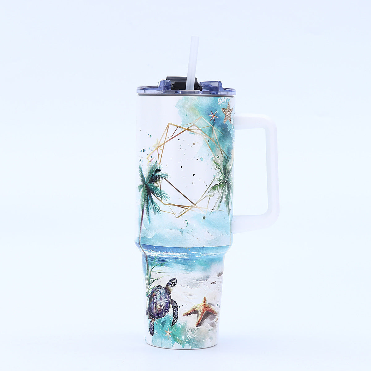 Wholesale Tumbler Large Capacity Cartoon Ice Cup Stainless Steel Outdoor 40oz Thermos Cup