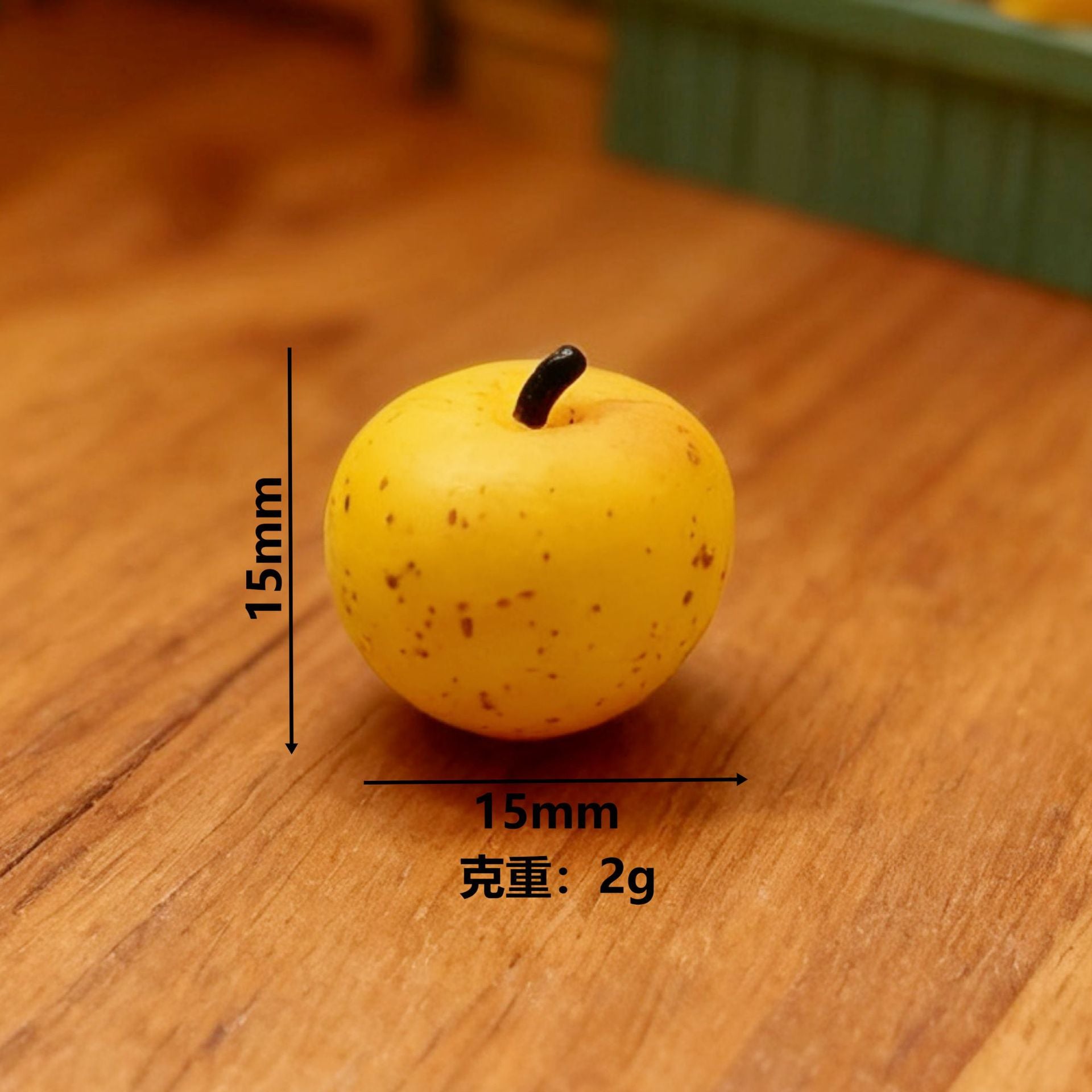 Wholesale 10pcs Mini Apple Miniature Food Toy Fruit  Ornaments  Doll Accessories