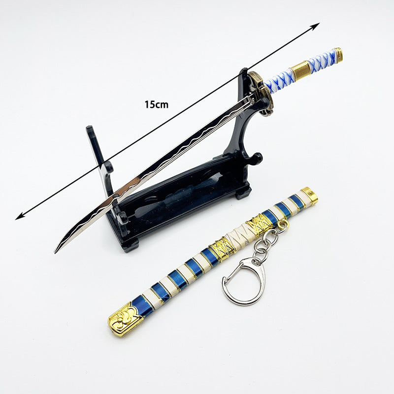 Wholesale Anime Peripheral One Piece Alloy Weapon Model Pendants