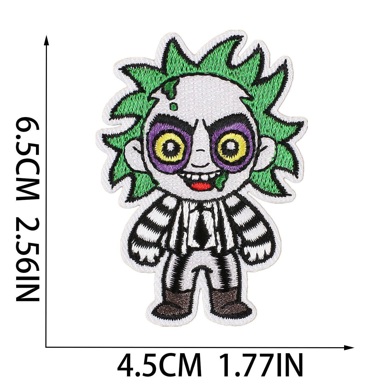 Wholesale  Cartoon Ghost Embroidery Patch Polyester Decorative Accent For Bags Clothing DIY Craft Resale