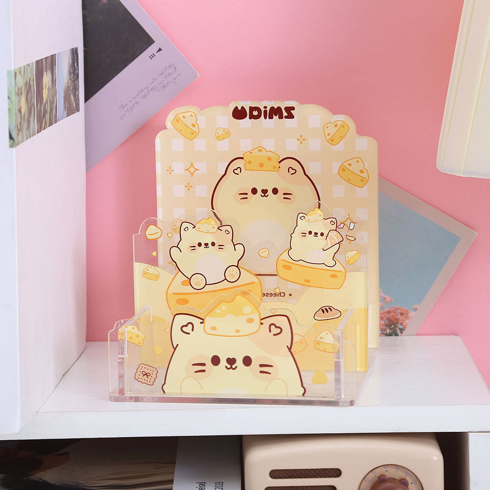 Wholesale  100pcs Creative Cute Cartoon Acrylic Pen Holder