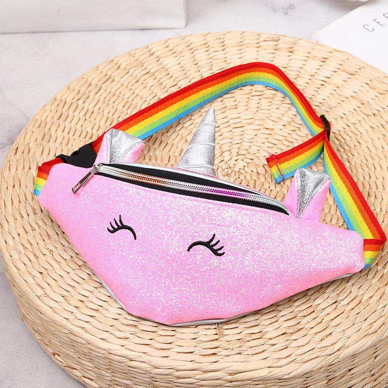 Bolsa de cintura láser de caricatura para niños al por mayor