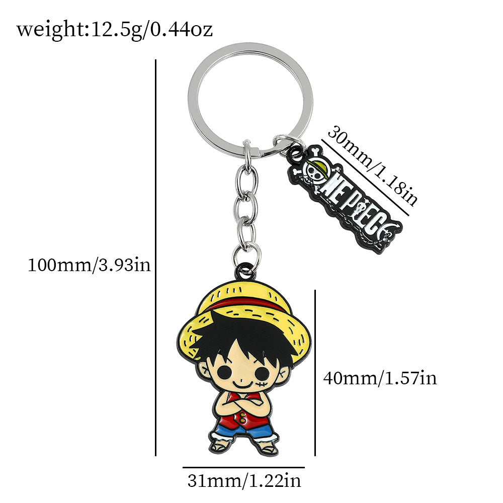Wholesale One Piece Garo Tonkotsu Luffy Keychain