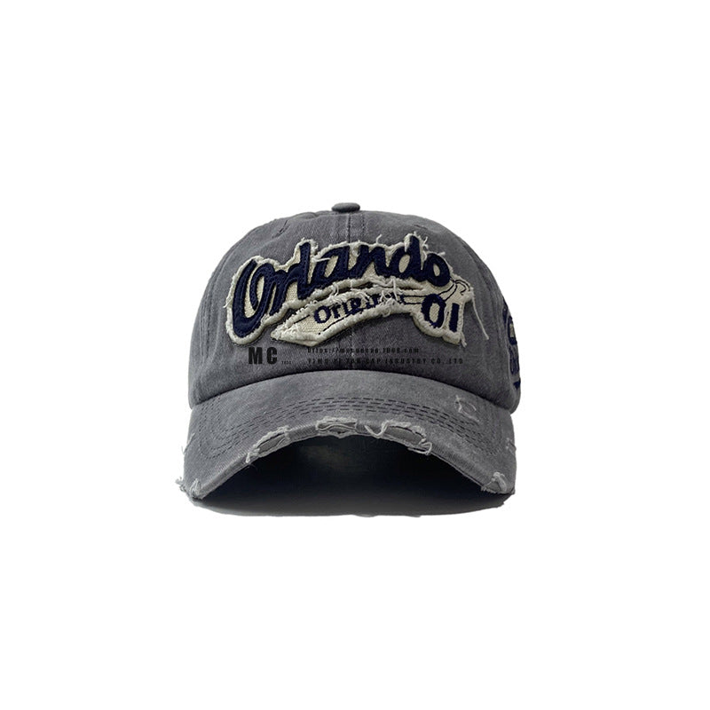Wholesale Cotton Ripped Baseball Cap