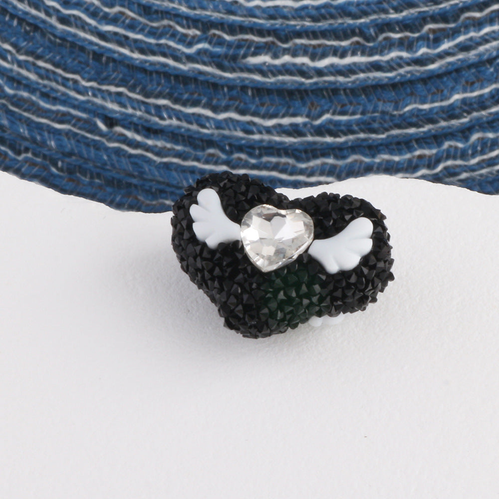 Wholesale Angel Wings Heart Acrylic Sugar Diamond Balls