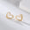 Wholesale Valentine's Day gift copper plated gold inlaid zircon love earrings heart-shaped earrings jewelry