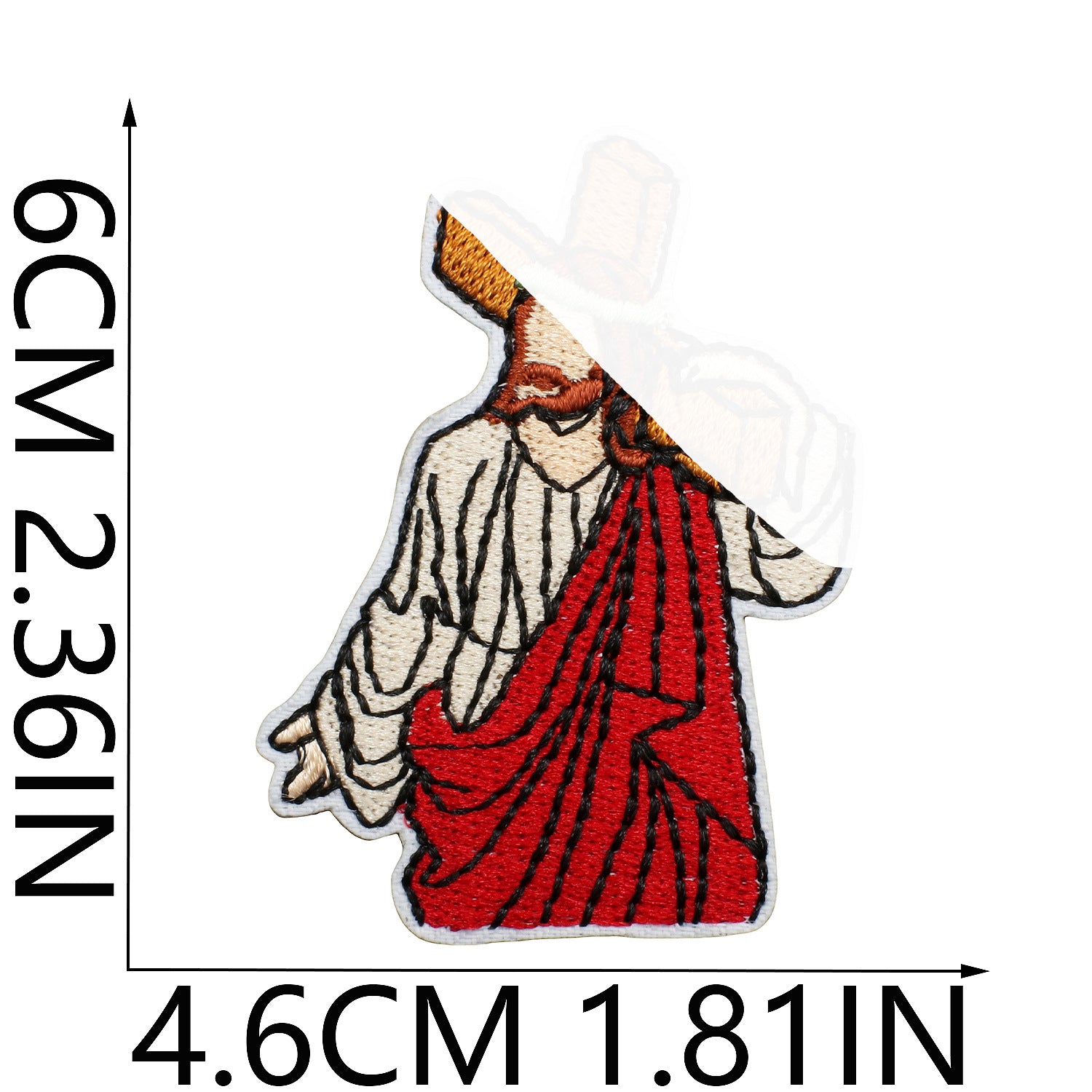 Wholesale Trendy Embroidered Iron On Patch Art Portrait DIY Decorative Clothing Accessory Craft Supply