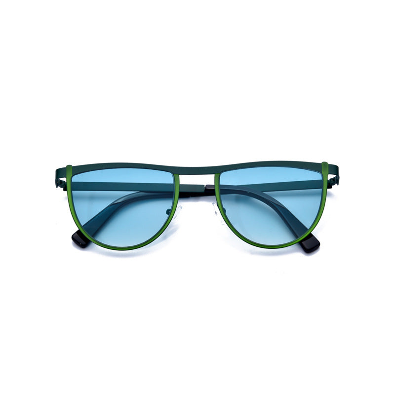 Gafas de sol de pc de acero inoxidable de acero inoxidable al por mayor