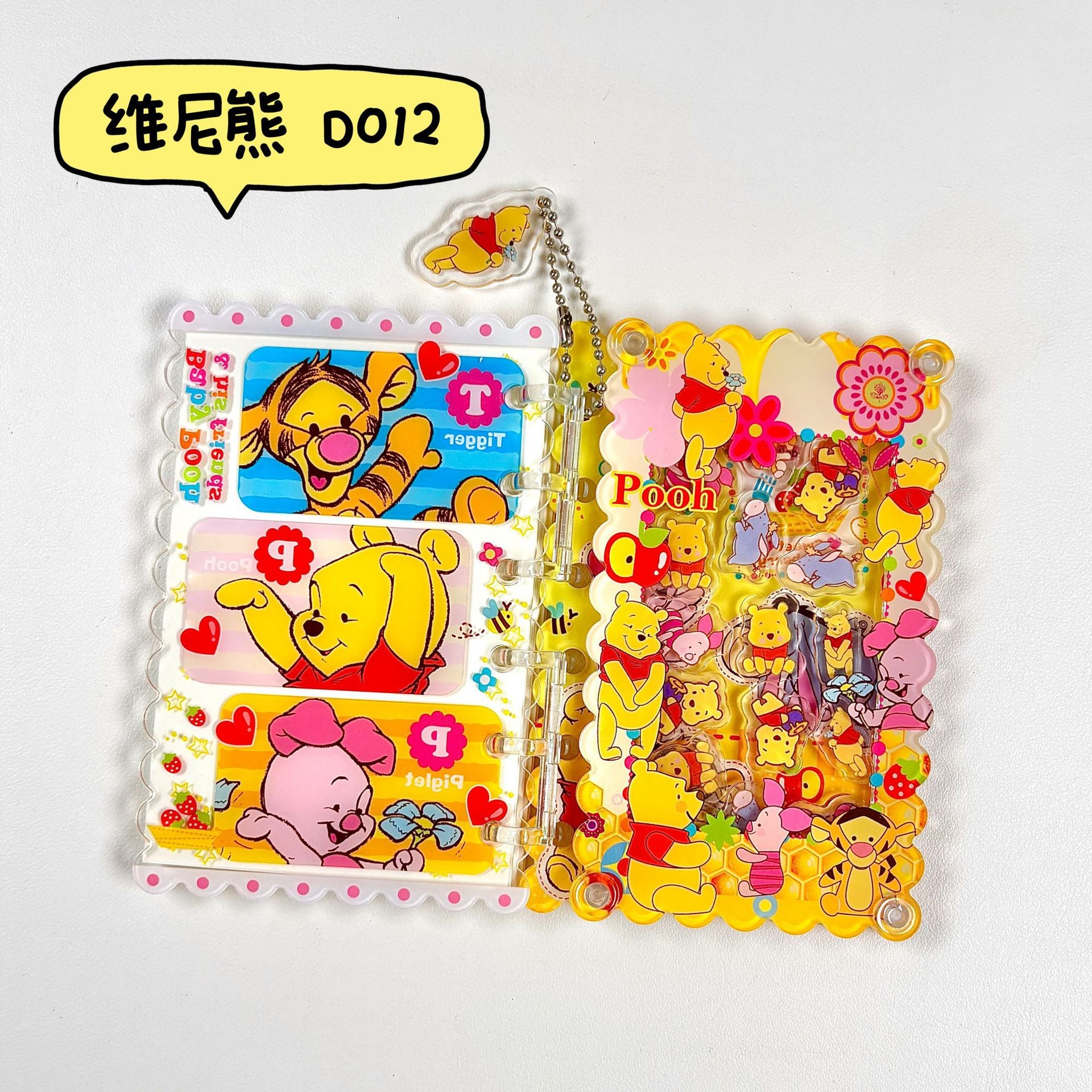 Wholesale A7 acrylic shaker notebook