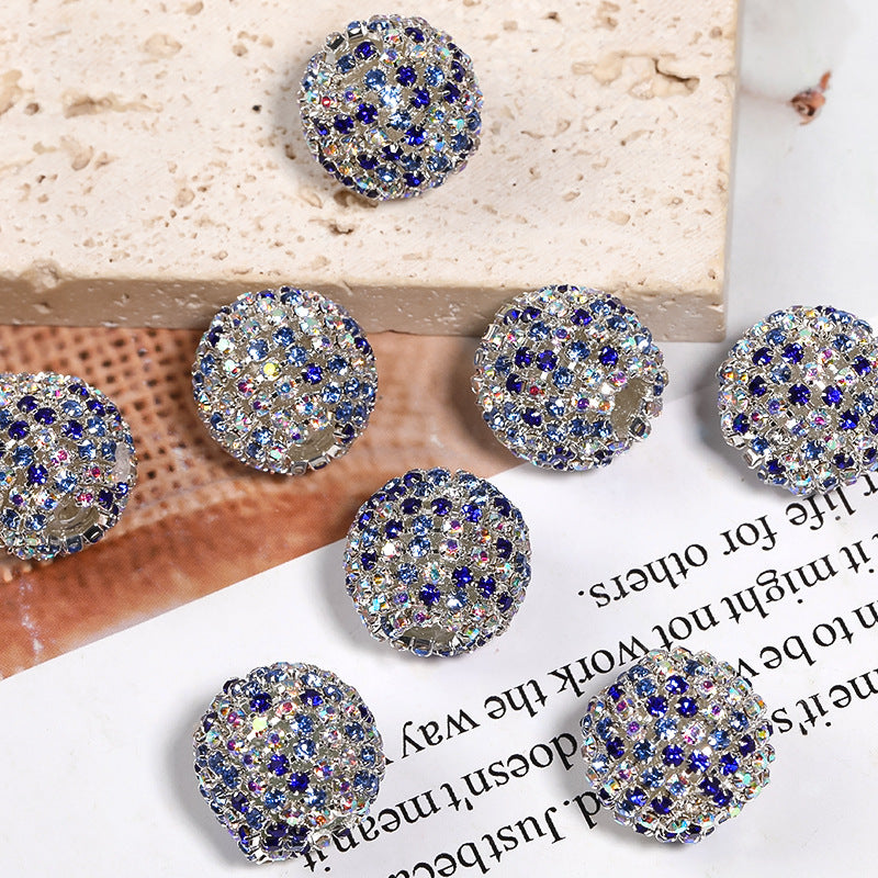 Wholesale 5PCS/PACK Colored Diamond Acrylic Beads
