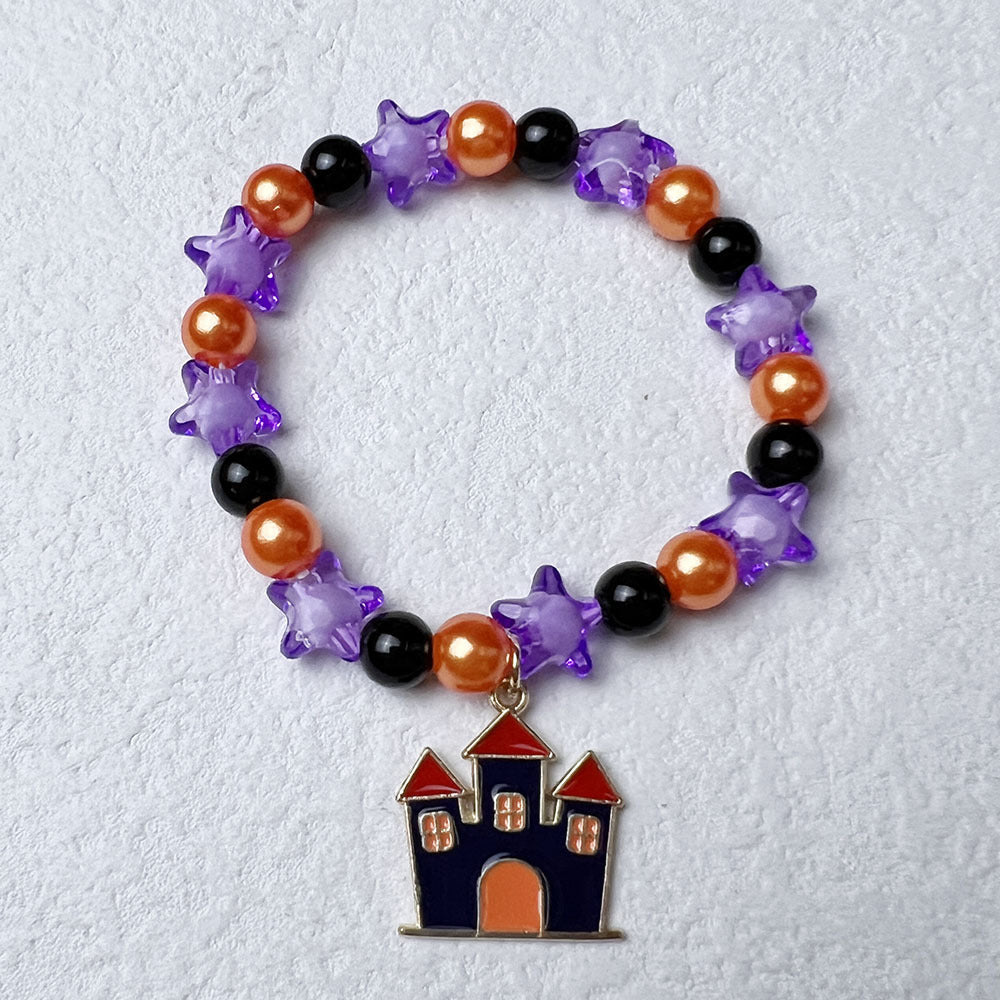 Wholesale Halloween Orange Pumpkin Bracelet