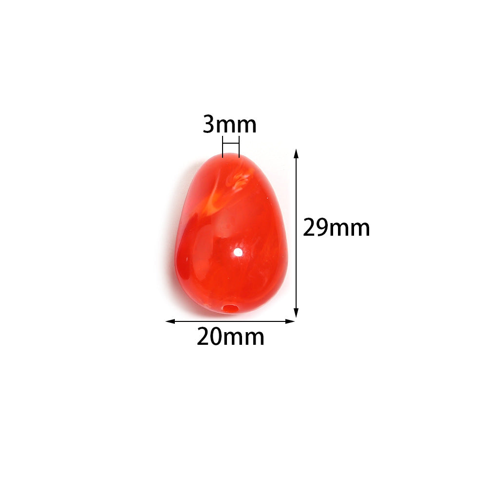 Wholesale 10pcs Cloud Straight Hole Beads  DIY  Accessories Beads