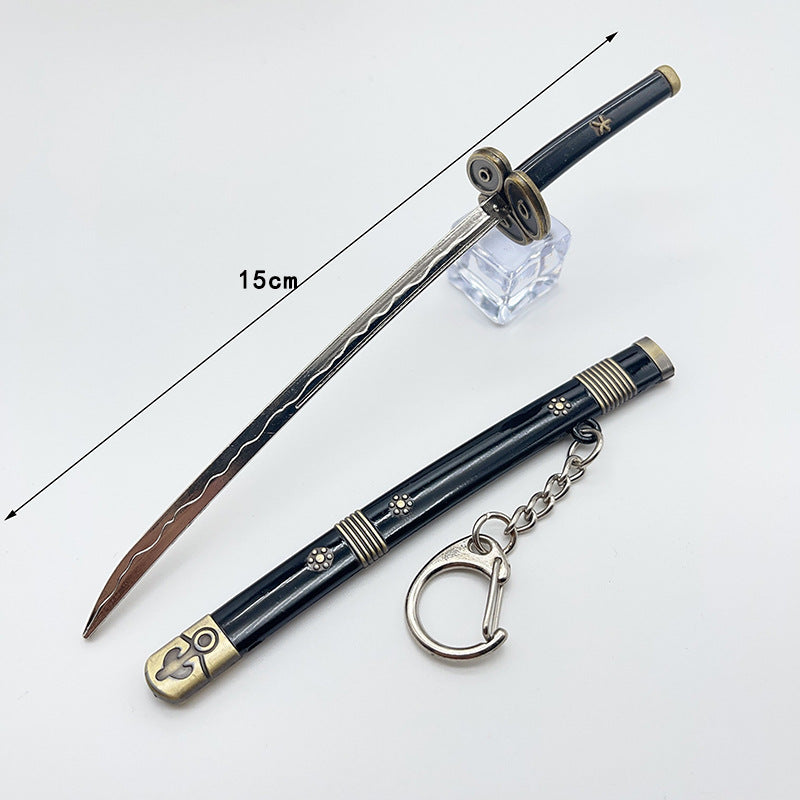 Wholesale Anime Peripheral One Piece Alloy Weapon Model Pendants