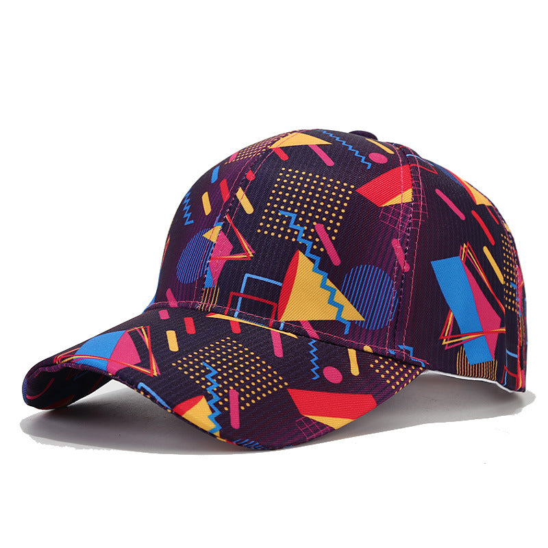 Wholesale Polyester Cotton Printed Baseball Cap