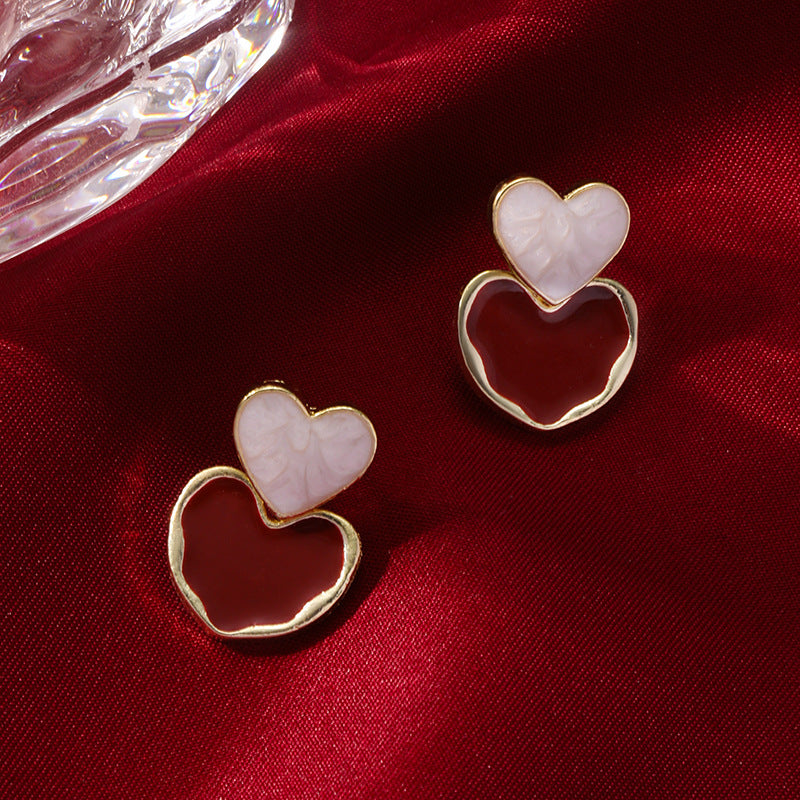 Wholesale s925 silver needle niche high-end female temperament earrings