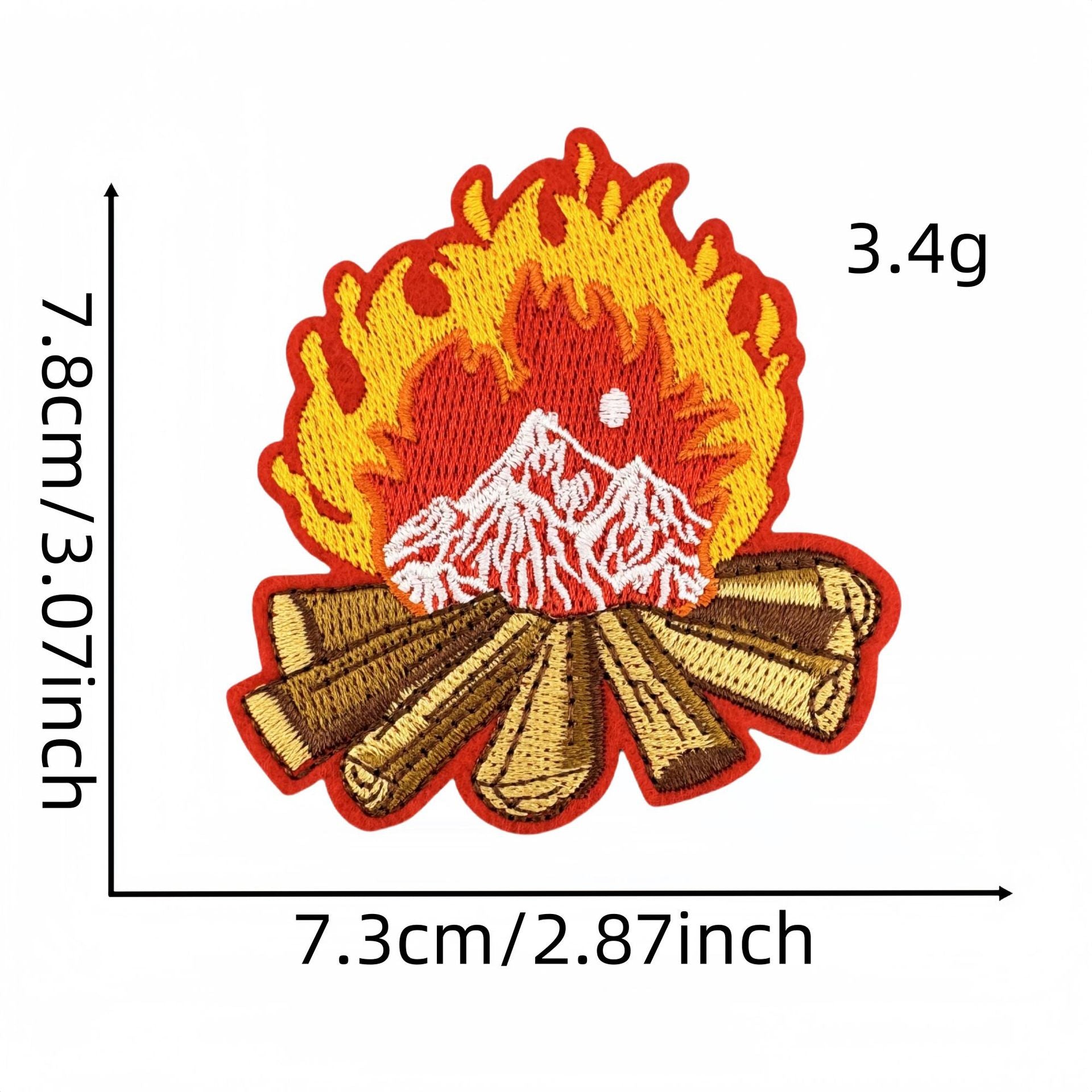 Wholesale  Cartoon Outdoor Scenery Embroidery Cloth DIY Patches Stickers