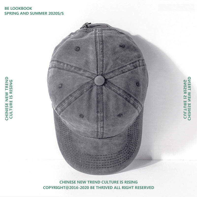 Wholesale wash old hip hop cap curved eaves baseball cap
