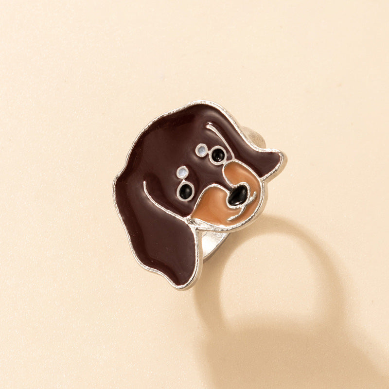 Wholesale Cute Animal Frog Puppy Faucet Ring