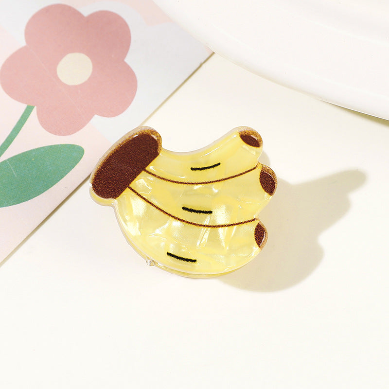 Wholesale Acrylic Fruit Design Hair Claw Clips Cute Fashion Hair Accessory For Everyday Styling