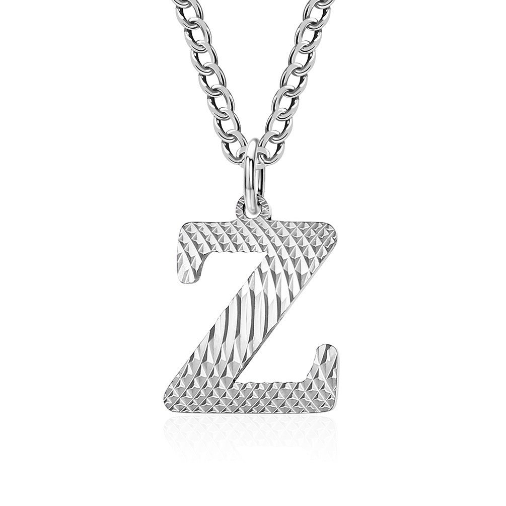 Wholesale English Letter Titanium Steel Necklaces