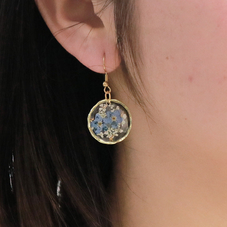 Wholesale  6pcs/pack  Moon Flower Series Earrings