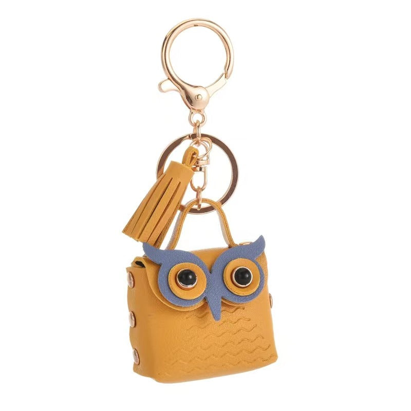 Wholesale Owl Zero Wallet PU Keychain