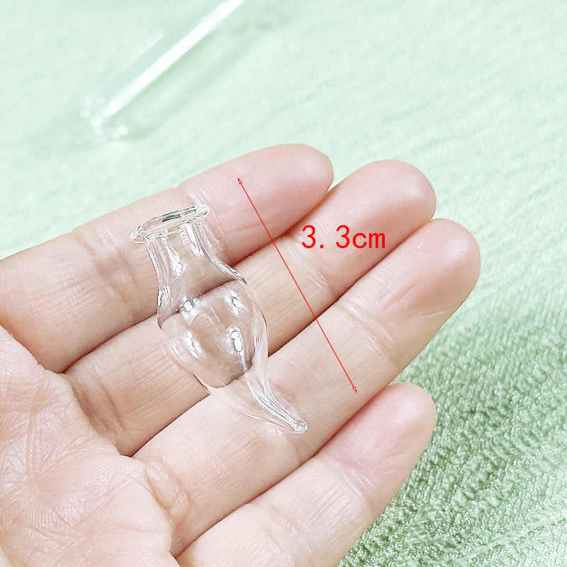 Wholesale 10pcs Doll House dollhouse Simulation Scene Furniture Ornaments Mini Micro Glass Bottle Small Accessories Crafts