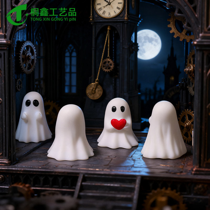 Wholesale Resin Ghost Middle Finger Figurine Funny  Decor Party Gift Home Decor