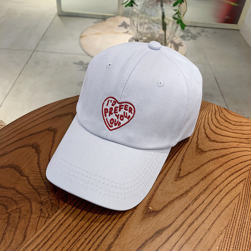 Wholesale Fashionable Versatile Sun Shade Love Pattern Baseball Hat