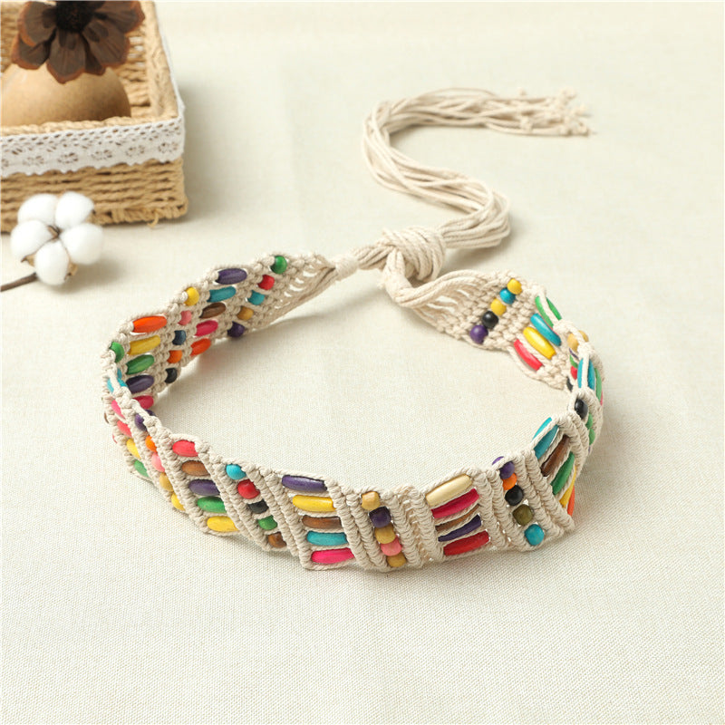 Wholesale Ethnic style braided Chinese knot belt