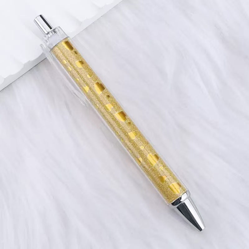 Wholesale Christmas & Pink Bow & Blingbling Roll Paper Ballpoint Pen