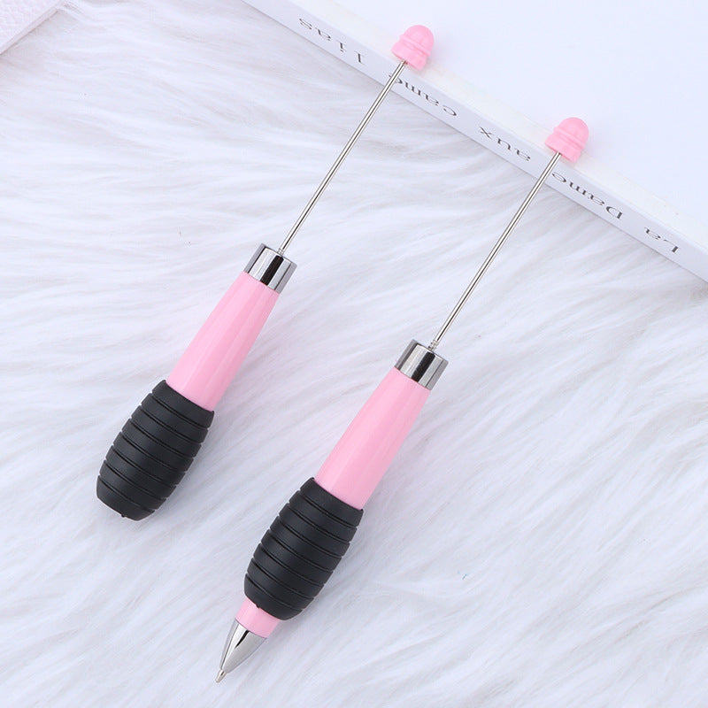 Wholesale Beadable Pens Rotating Telescopic Beadable Pen DIY Pen Office Supplies
