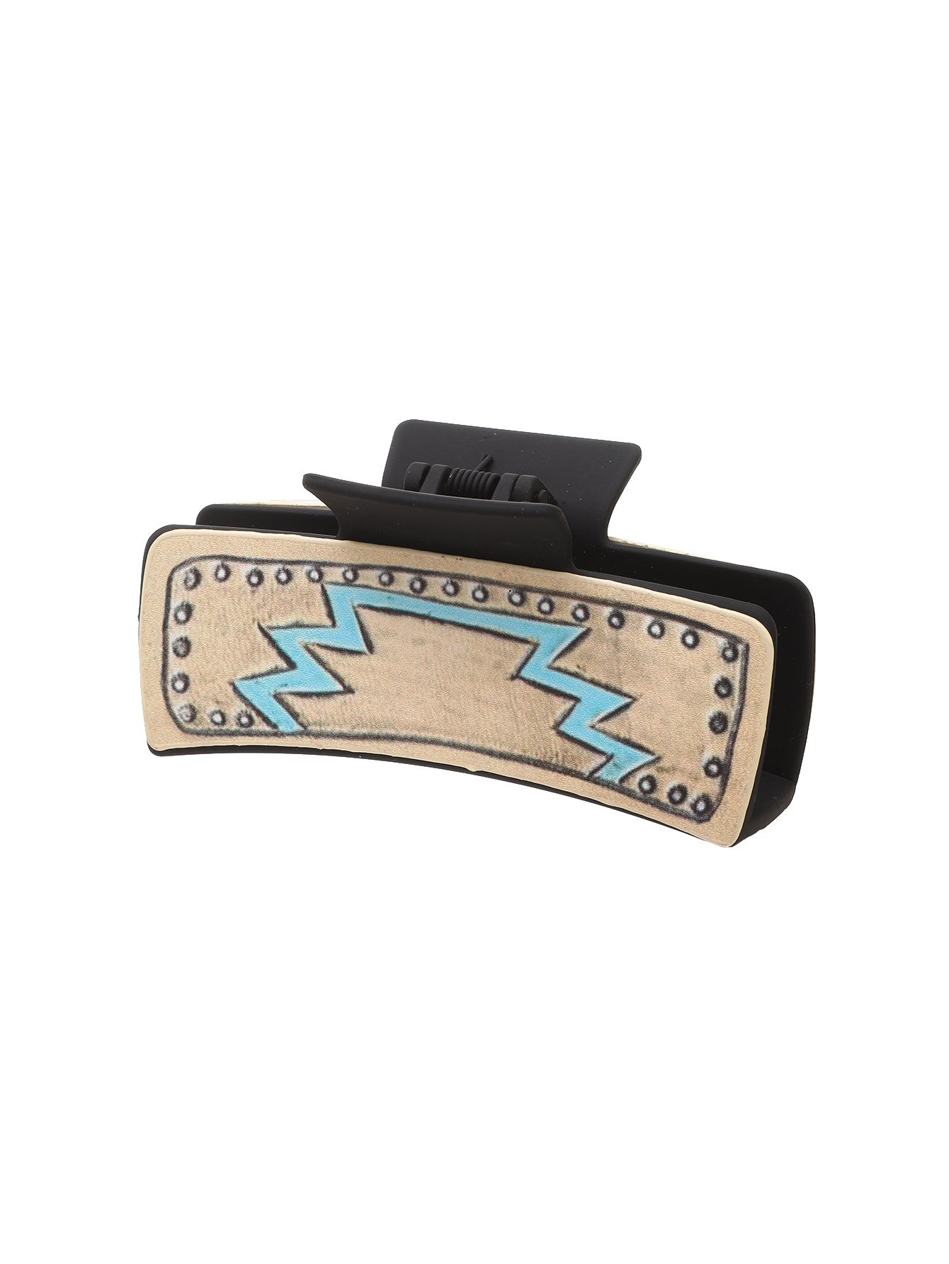 Wholesale Fashion Shark Hair Clip Cowboy Western Leather Bull Head Design For Women Everyday Styling Hair Accessory